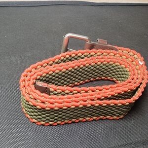 Stylish Red and Green Men's Belt Woven New Size XL